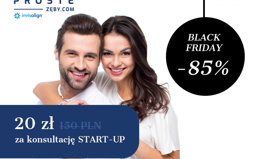 BLACK FRIDAY: 85% zniżki na wizytę START-UP