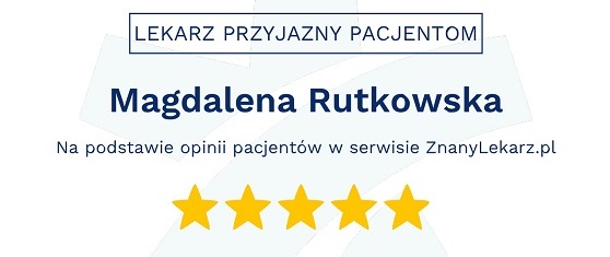 Dr. Rutkowska Lekarzem Przyjaznym Pacjentom